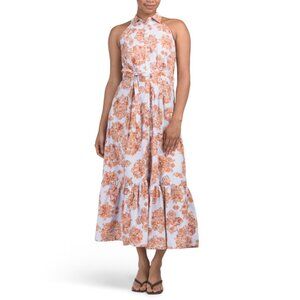 TULIP Purple Multi Collared Maxi Shirt Dress